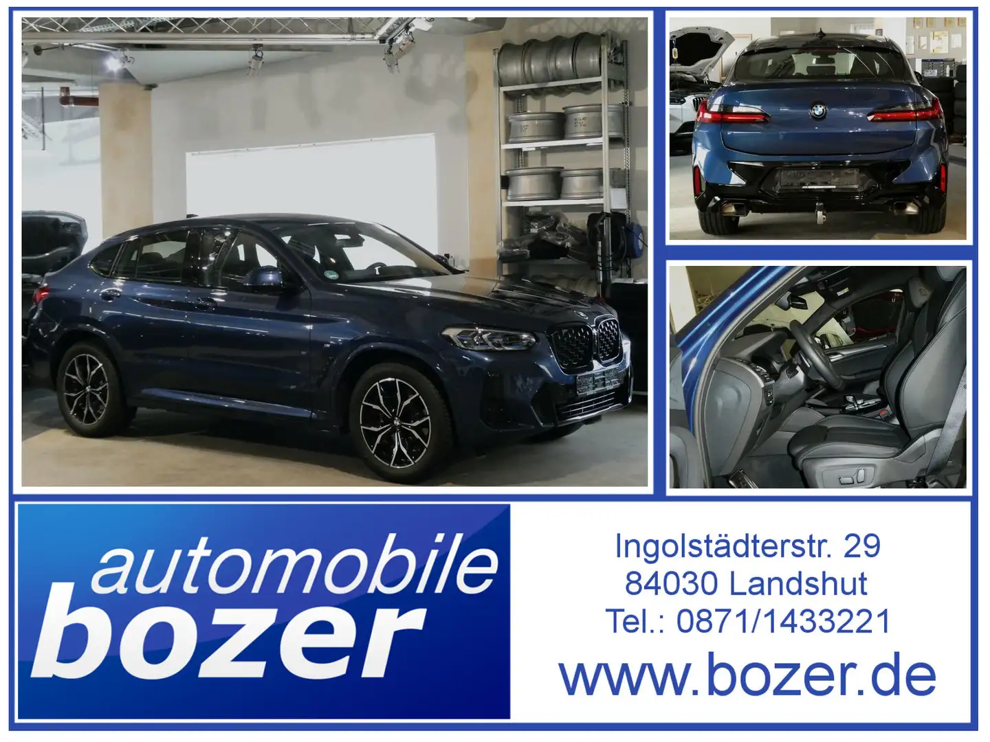 BMW X4 xDr G02 20i M Sport AHK,360°,Laser NP:74.968 Blau - 1