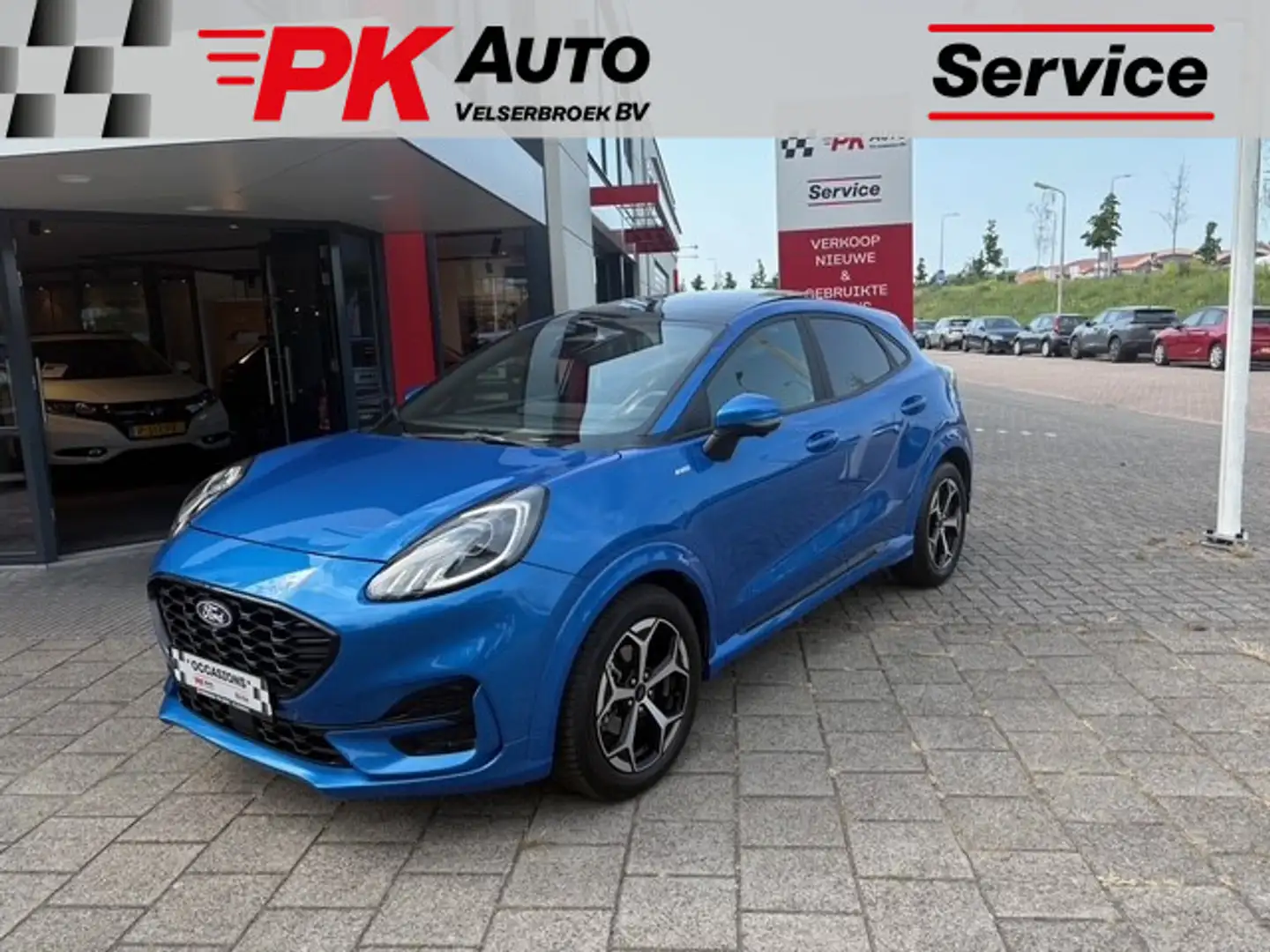 Ford Puma 1.0 EcoBoost Hybrid ST-Line X | Navi | Pano | Crui Blauw - 1