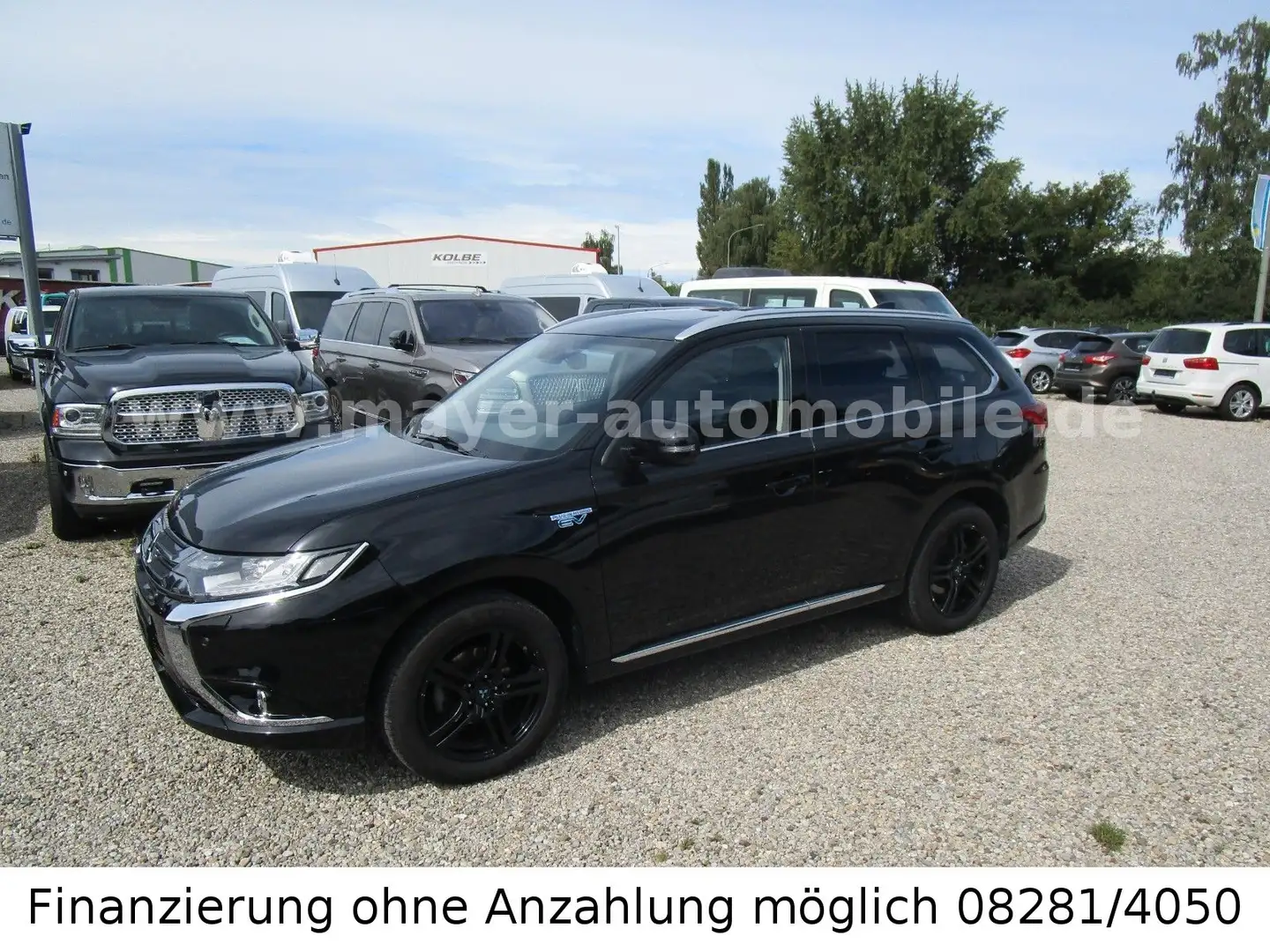 Mitsubishi Outlander PHEV Top 4WD*AHK*SD*KAMERA*NAVI*LEDER* Zwart - 2