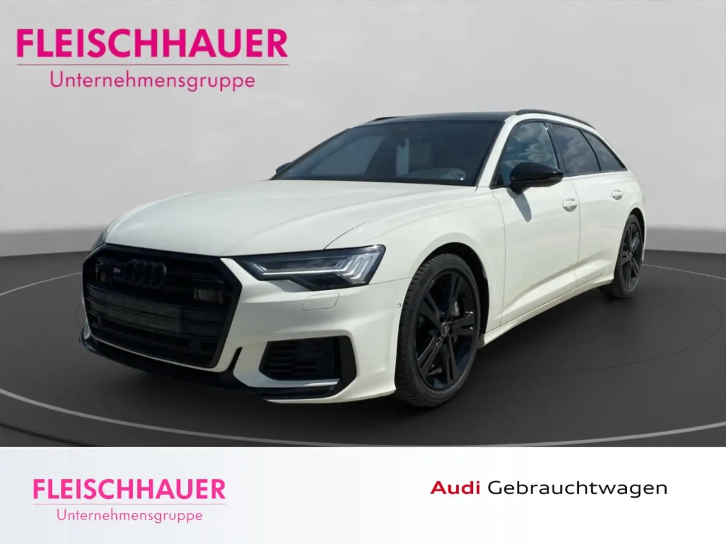 Audi S6 Avant 3.0 TDI qu. Matrix+Pano+AHK+21''+Keramikbrem Weiß - 1