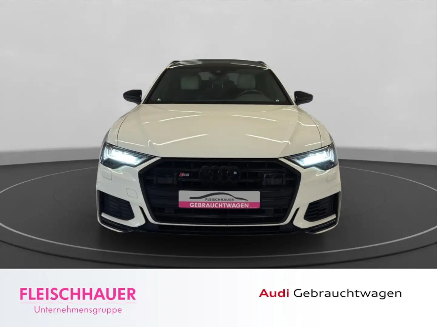 Audi S6 Avant 3.0 TDI qu. Matrix+Pano+AHK+21''+Keramikbrem Weiß - 2
