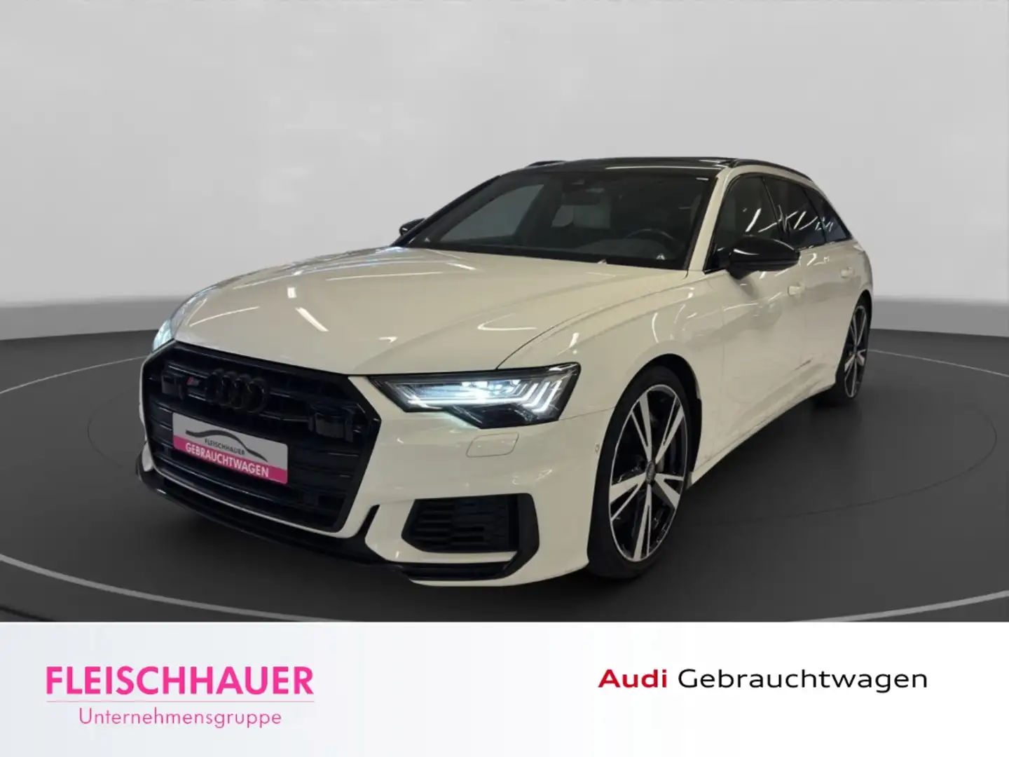 Audi S6 Avant 3.0 TDI qu. Matrix+Pano+AHK+21''+Keramikbrem Weiß - 1
