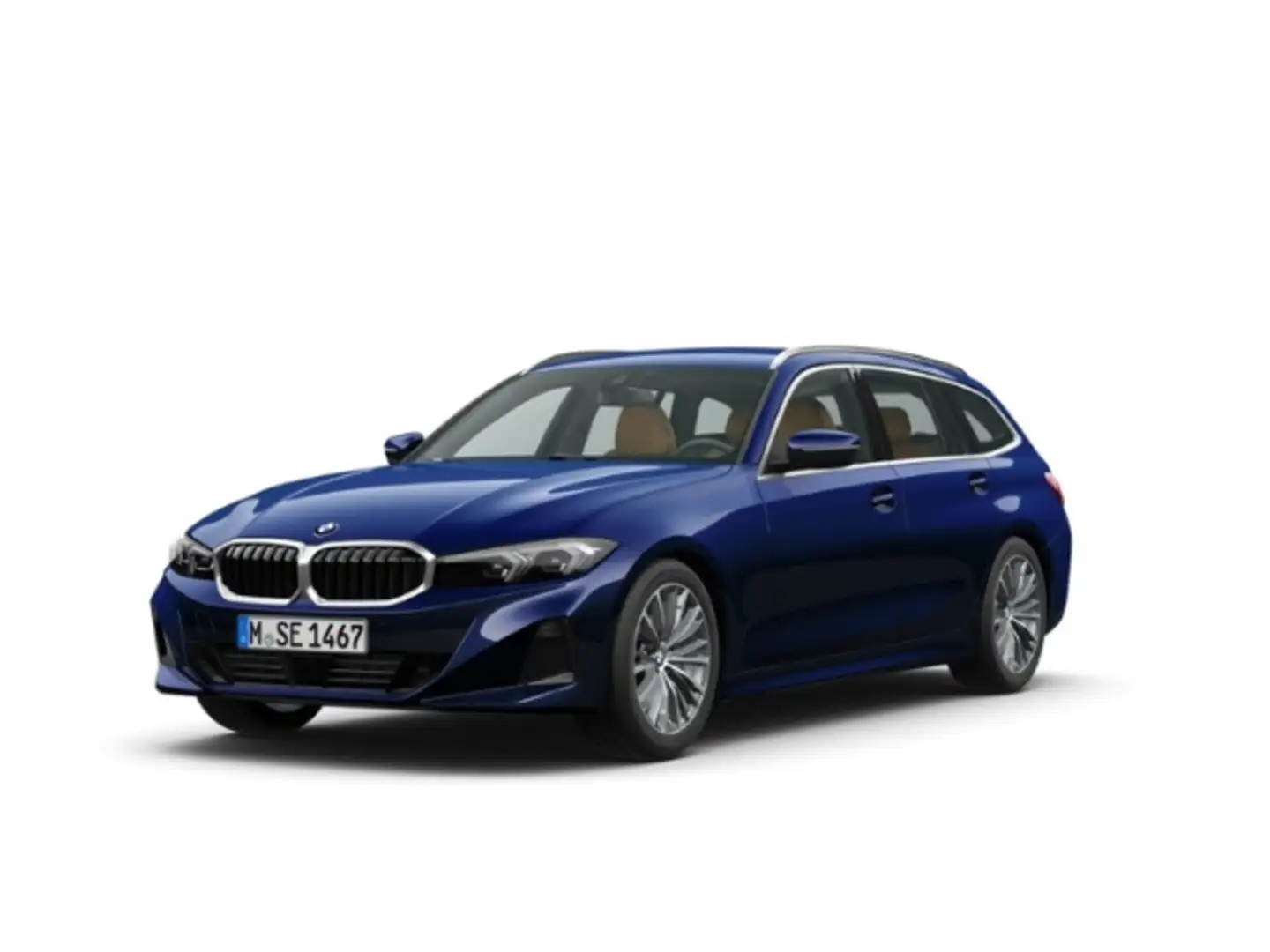 BMW 320 d Touring PDC HiFi Anhängerkupplung Blau - 1