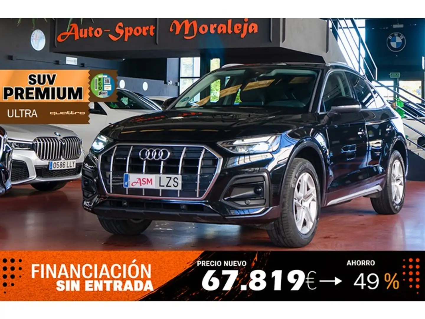 Audi Q5 Sportback 40 TDI quattro-ultra Advanced S tronic 1 Zwart - 1