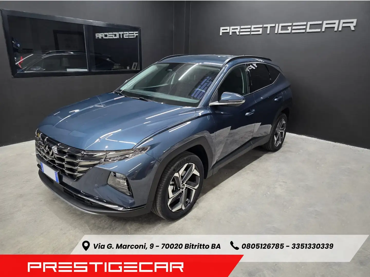 Hyundai TUCSON 1.6 t-gdi 48V Exellence 230CV auto ufficiale Blu/Azzurro - 1