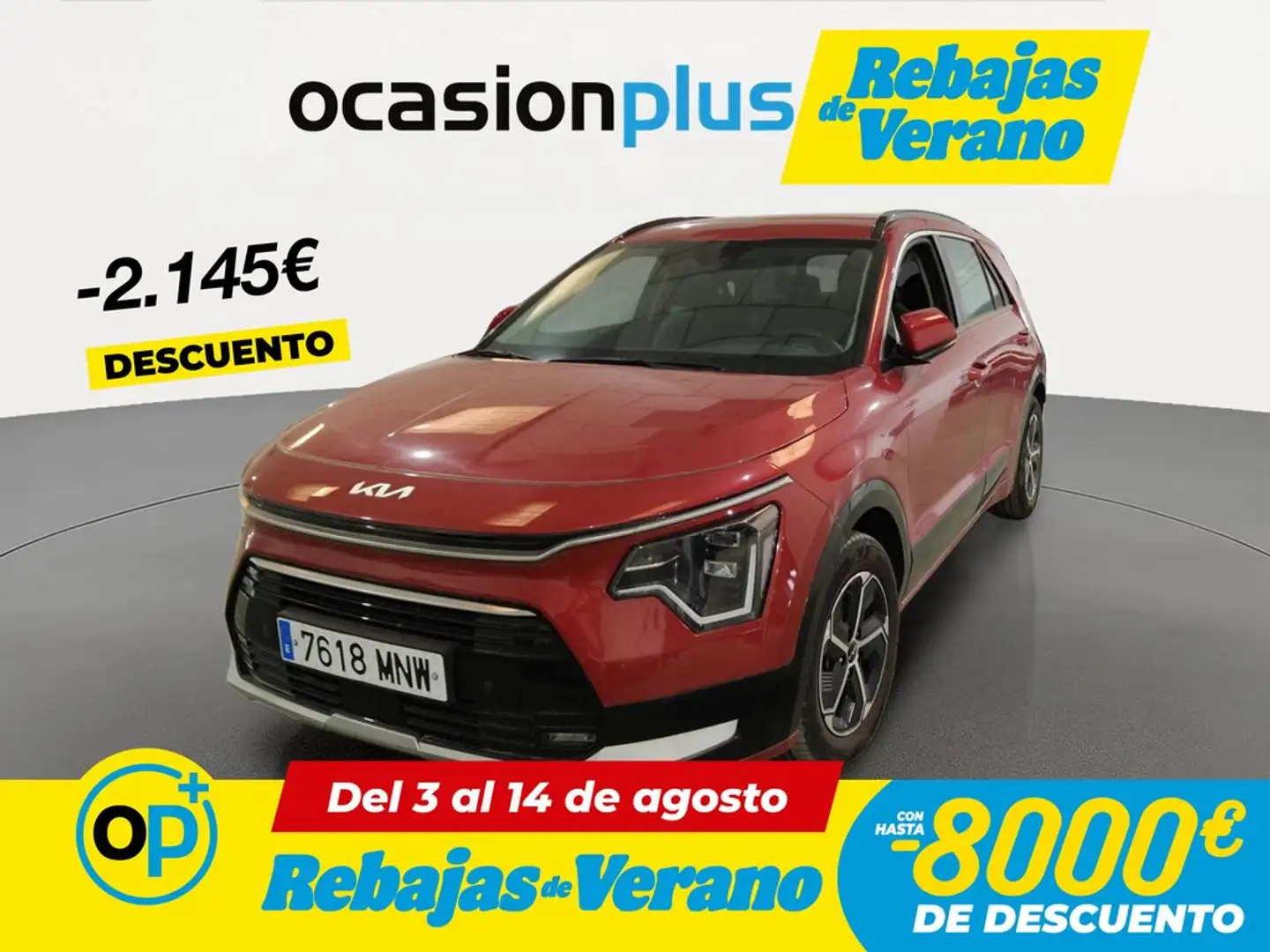 Kia Niro 1.6 HEV Drive 141 Rojo - 1