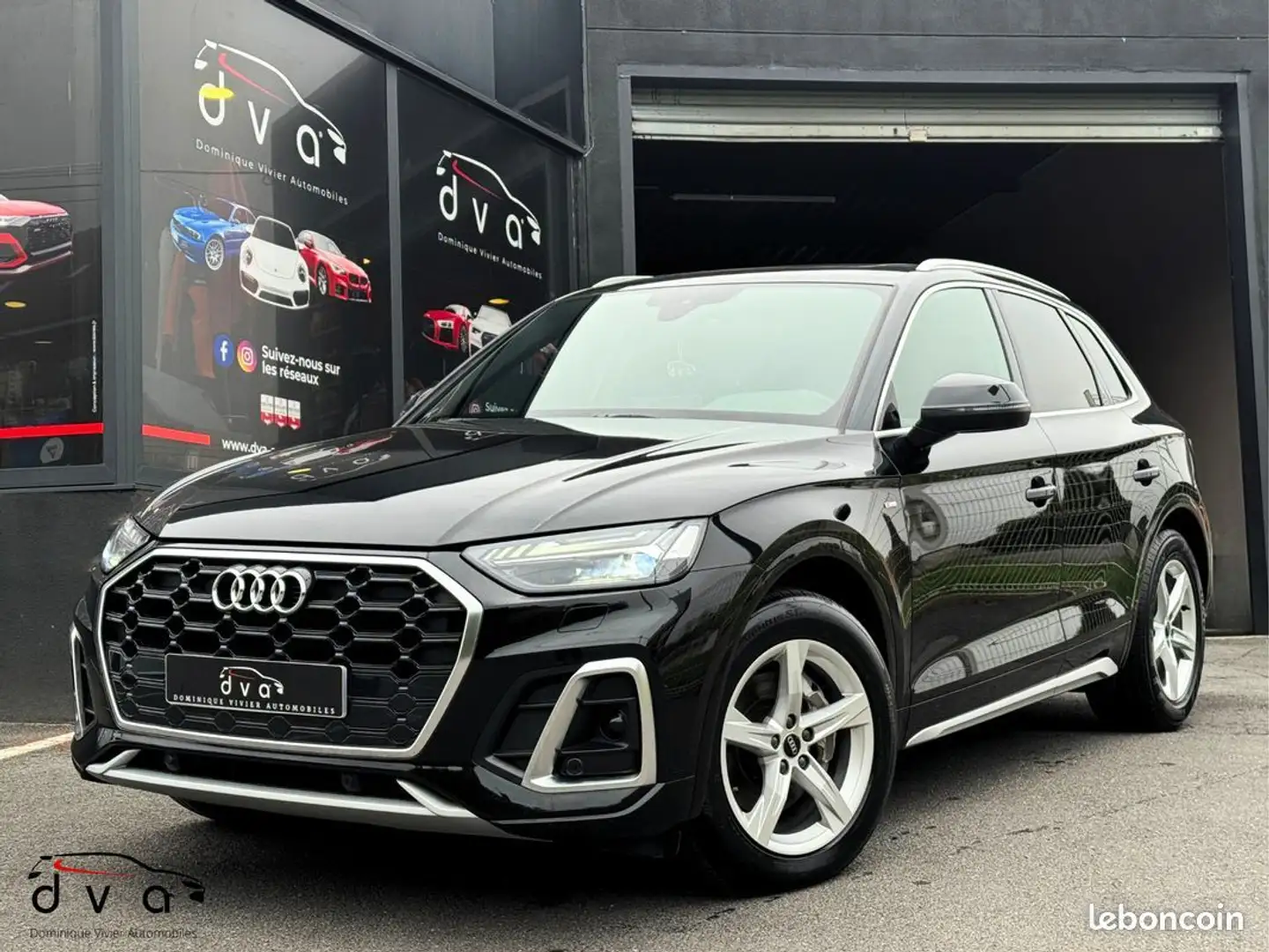 Audi Q5 35 TDI 163 ch S-Line S-Tronic Noir - 1