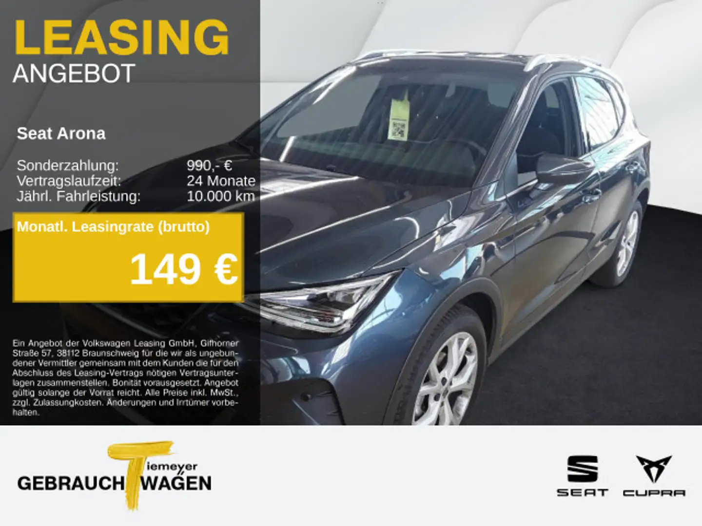 SEAT Arona 1.0 TSI DSG FR NAVI KAMERA LED VIRTUAL Gris - 1
