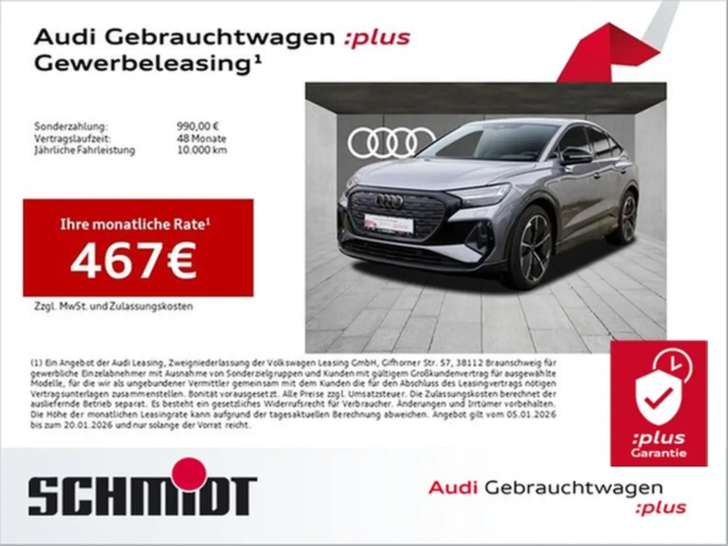 Audi Q4 e-tron Sportback 55 quattro S line LM21 Matrix LED AHK... Grau - 1
