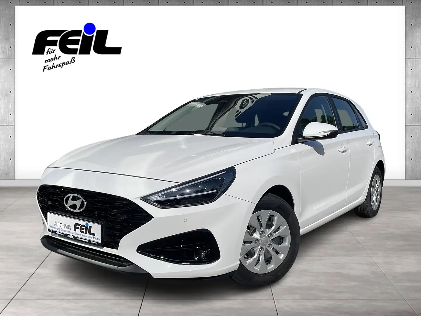 Hyundai i30 Advantage DAB LED RFK Klimaaut. PDC Weiß - 1