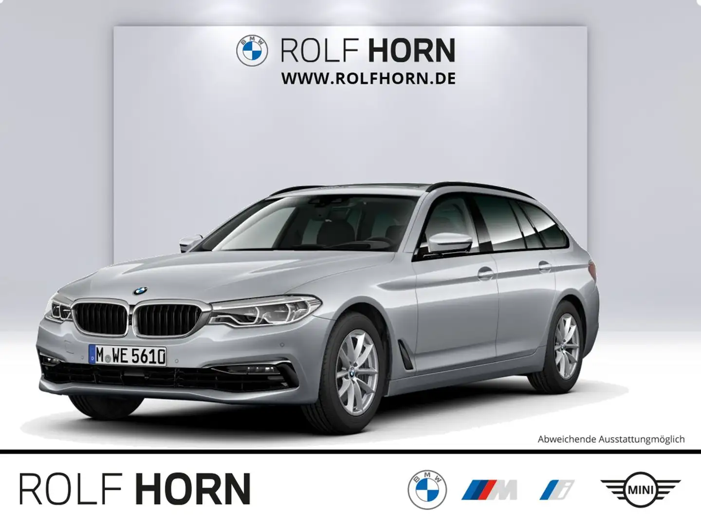 BMW 530 d Touring Sport Line Autom HUD Pano AHK 360° Silber - 1