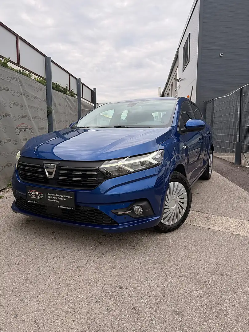 Dacia Sandero Comfort TCe 90**ERSTBESITZ**RÜCKFAHRKAMERA**GAR... Blau - 1