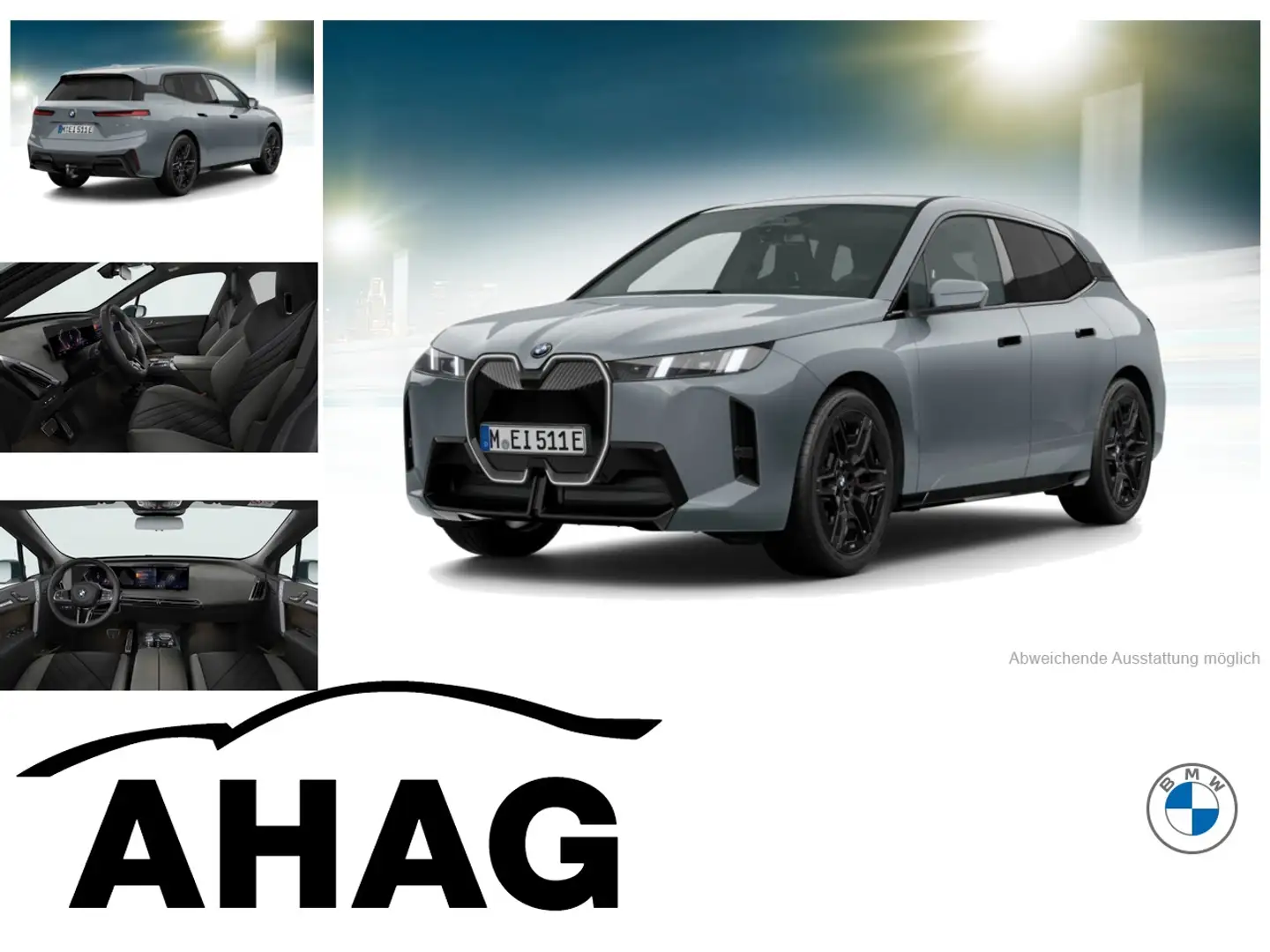BMW iX xDrive45 M Sportpaket Innovationsp. AHK Gris - 1