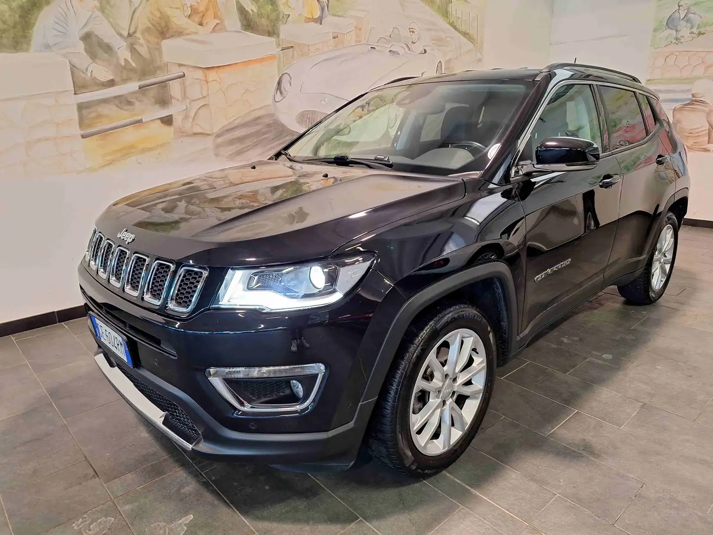Jeep Compass 1.3 T4 150CV aut Limited -UNICO PROP APPLE GAR24 M Schwarz - 1