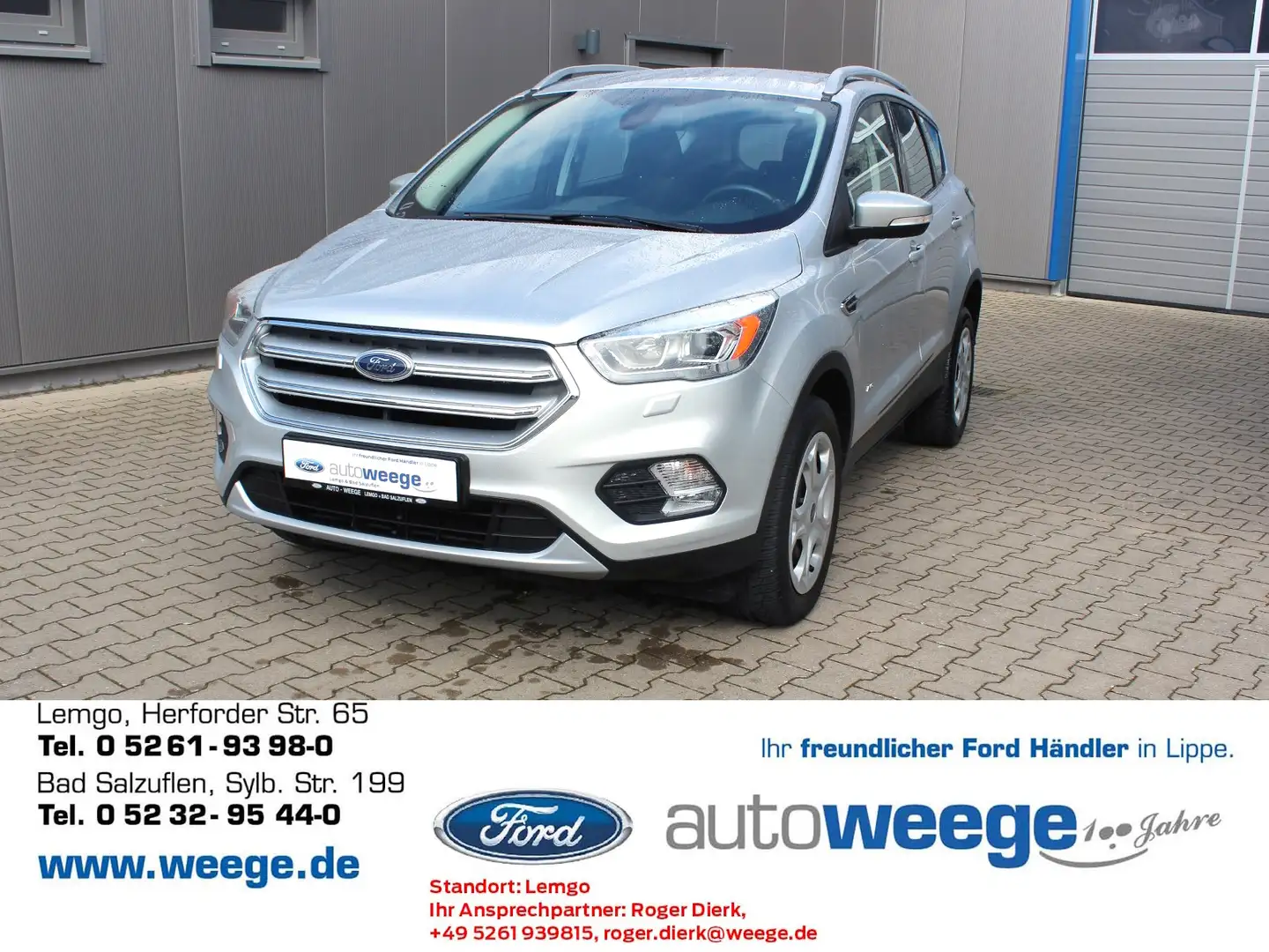 Ford Kuga Business Edition1,5 EcoBoost 4x4 Automatik Zilver - 1