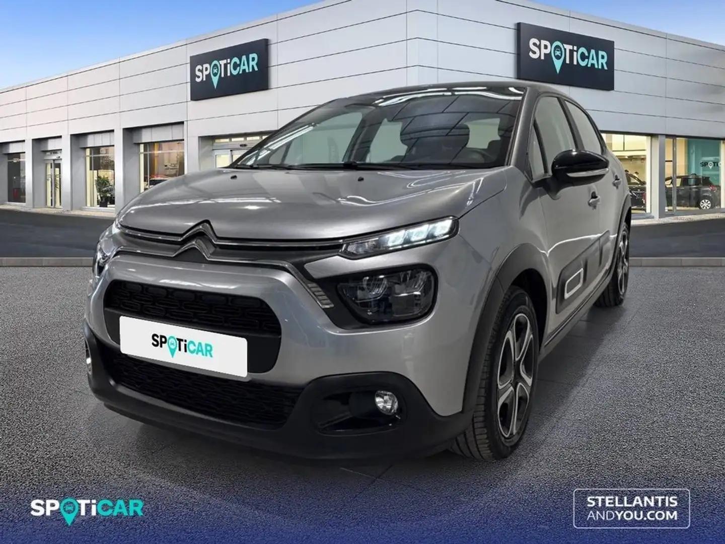 Citroen C3 PureTech 60KW (83CV) Plus Gris - 1