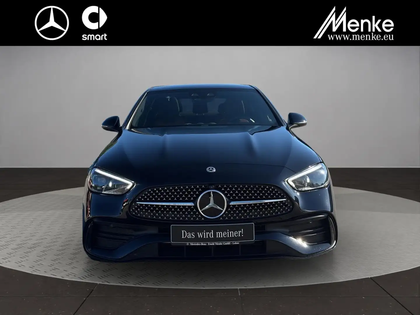 Mercedes-Benz C 300 d AMG+Night+Burm+HUD+Pano+Memo+AHK+Premium Negro - 2