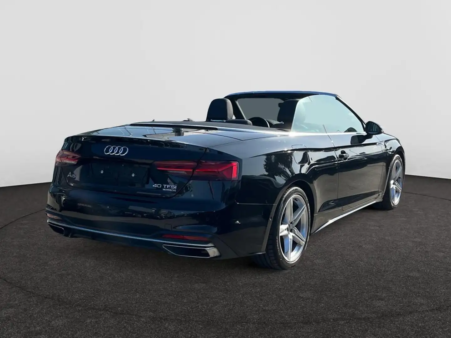 Audi A5 Cabriolet 2J GARANTIE*TFSI 204pk*QUATTRO*CAMERA*DAB*CARPLAY*GPS*TOPWAY.BE Noir - 2
