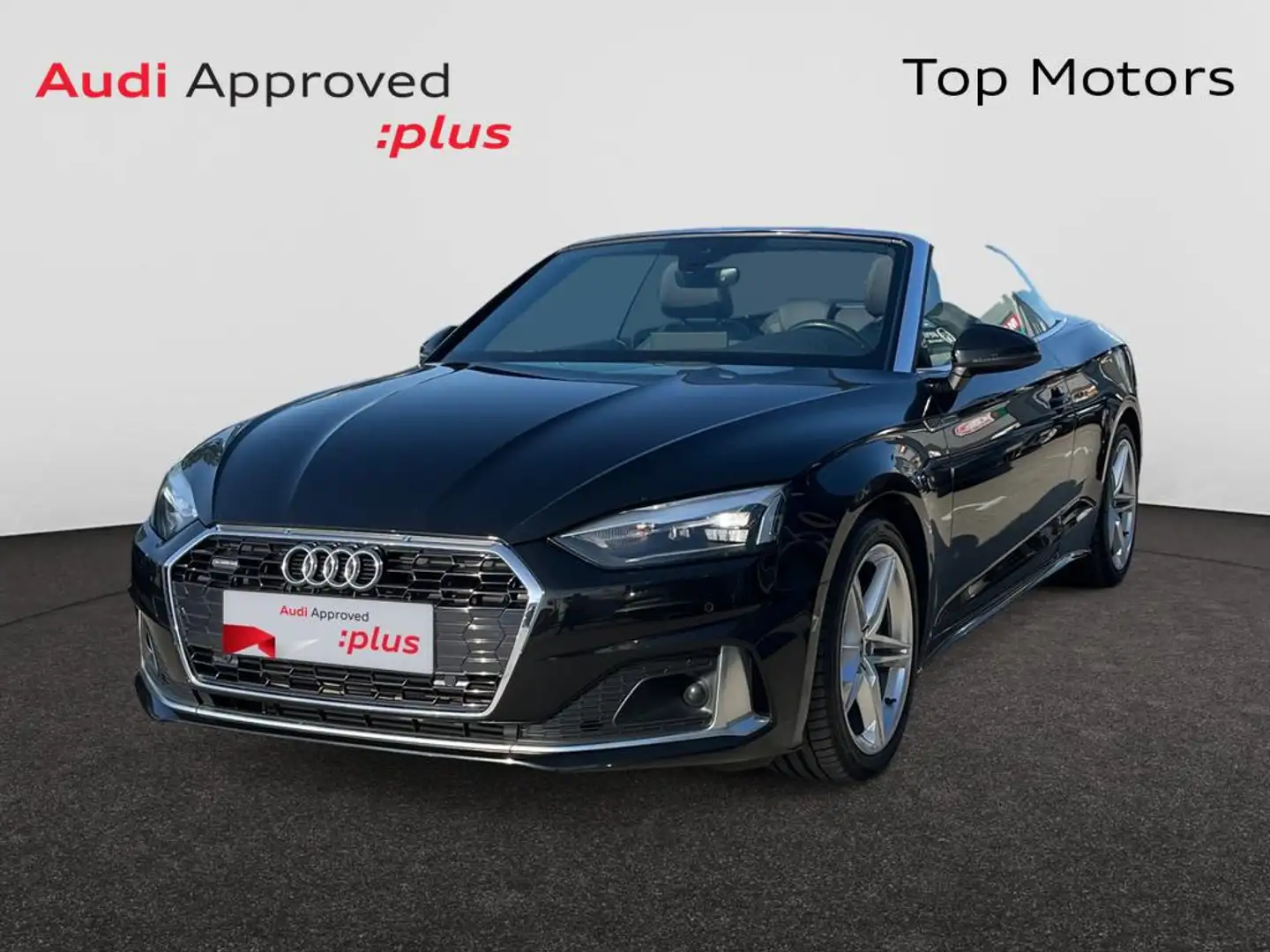 Audi A5 Cabriolet 2J GARANTIE*TFSI 204pk*QUATTRO*CAMERA*DAB*CARPLAY*GPS*TOPWAY.BE Noir - 1