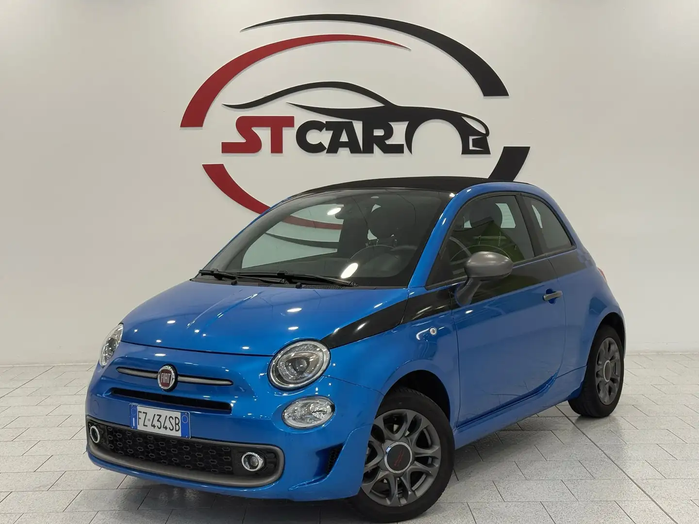 Fiat 500C 500 cabrio 1.2 Star 69cv my20 Bleu - 1