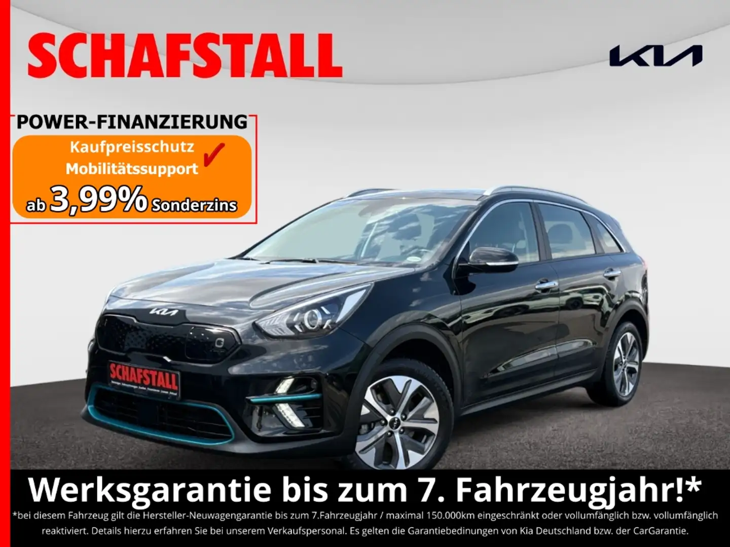Kia Niro EV Vision 3-Phasen-Lader Wärmepumpe Navi Tempomat Negro - 1
