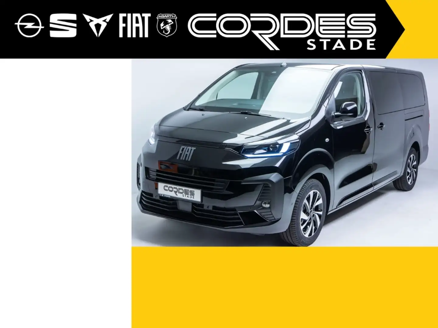 Fiat Ulysse L3, AT, NAVI 7 Sitze Premium, LEDER, Standheizung, Schwarz - 1