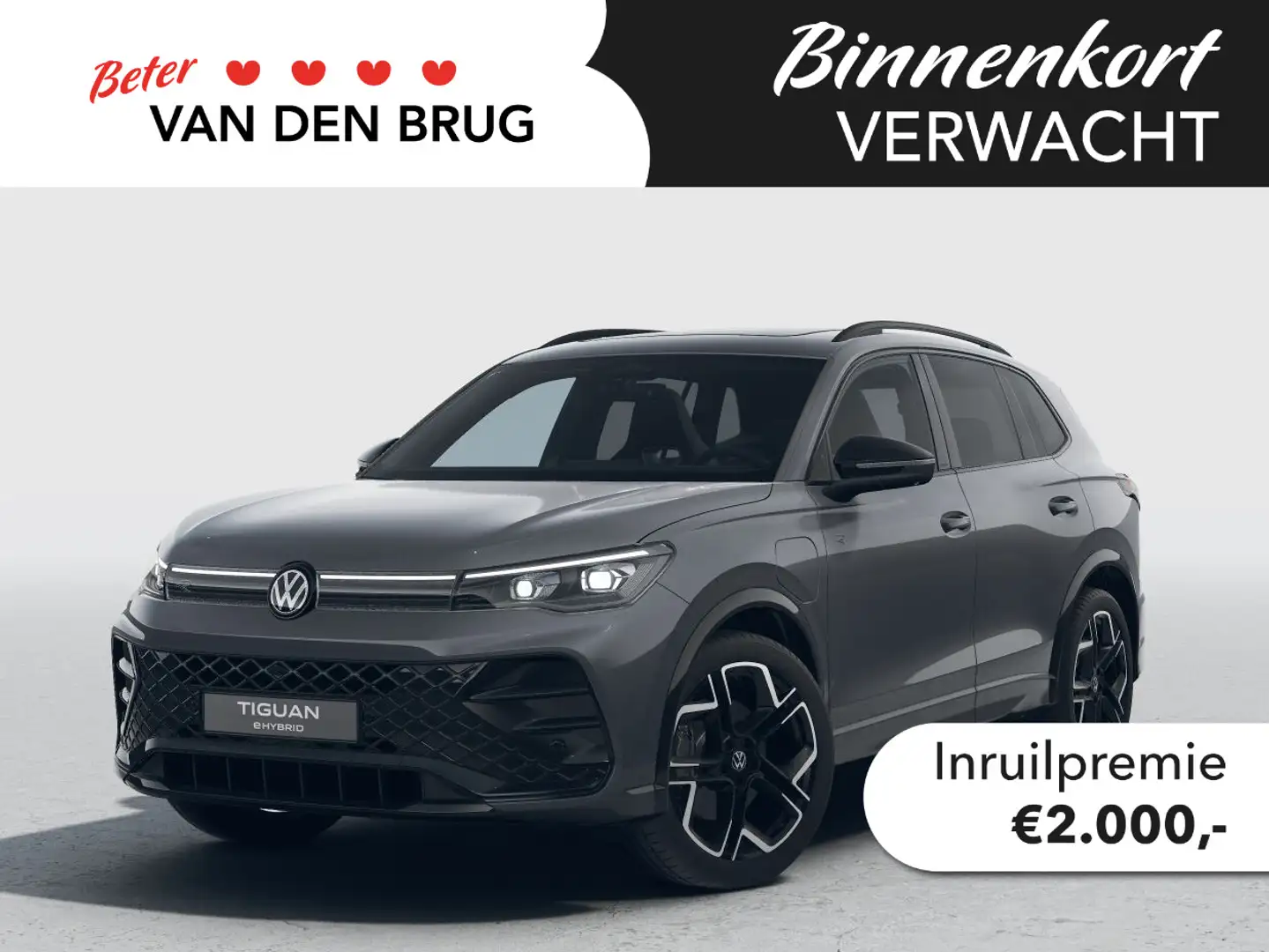 Volkswagen Tiguan R-Line-Edition 1.5 eHybrid 200 kW / 272 pk SUV 6 v Grijs - 1