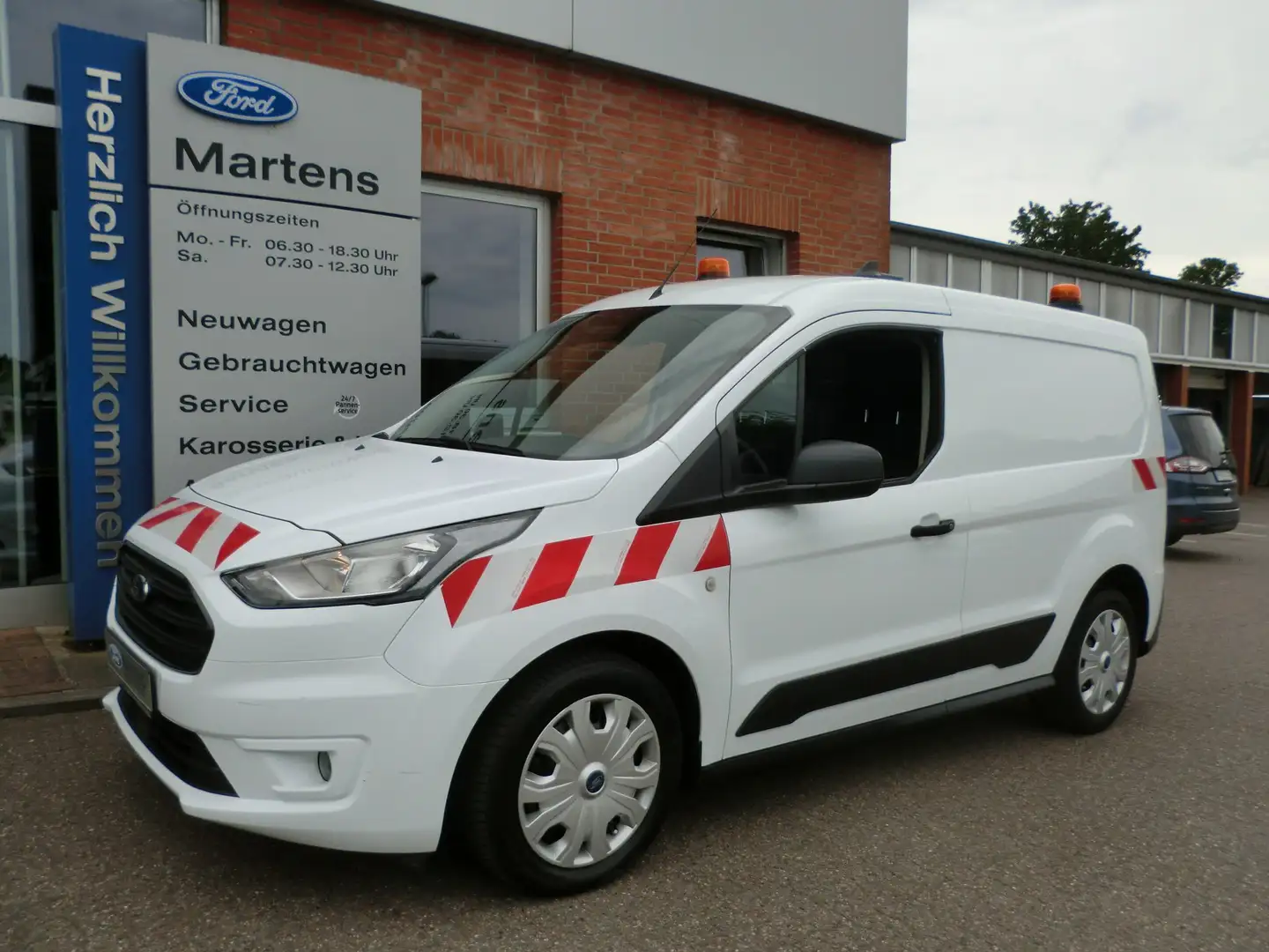 Ford Transit Connect Kasten Trend 1,0 Ecoboost | AHK, Standheizung Weiß - 1