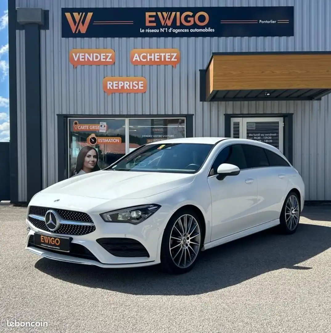 Mercedes-Benz CLA 220 Mercedes Classe 2.0 220 D 190ch AMG LINE 8G-DCT BV Blanc - 1