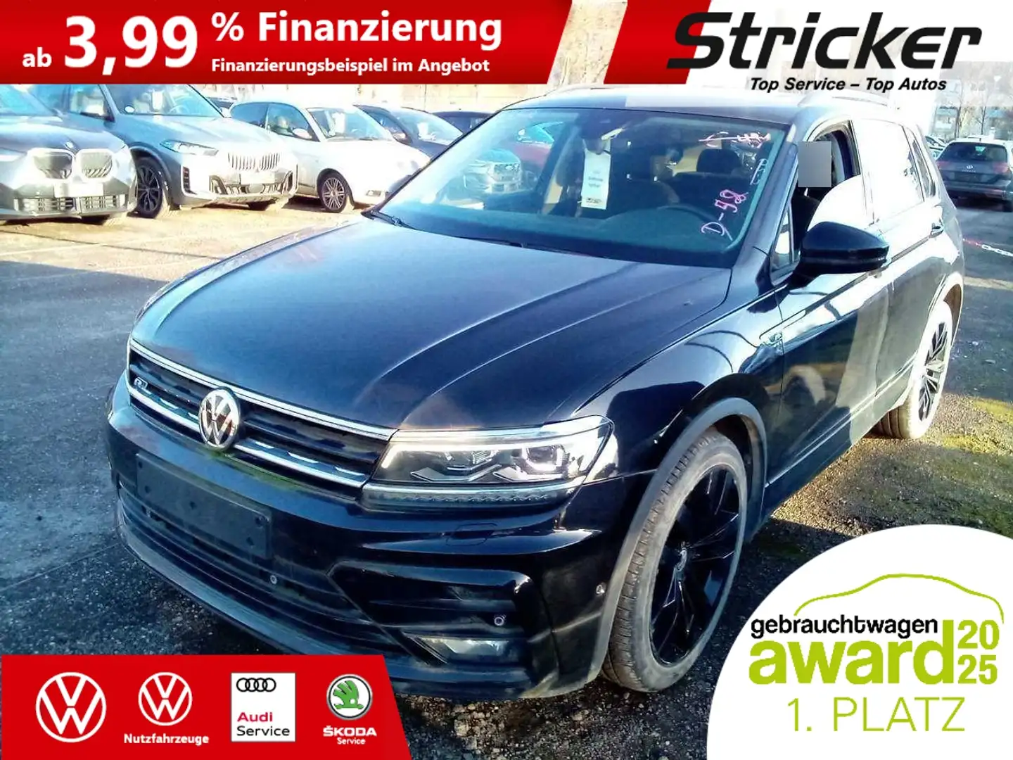 Volkswagen Tiguan R-Line Black Style 2.0TSI DSG 4M 356,-ohne Anzahl Schwarz - 1