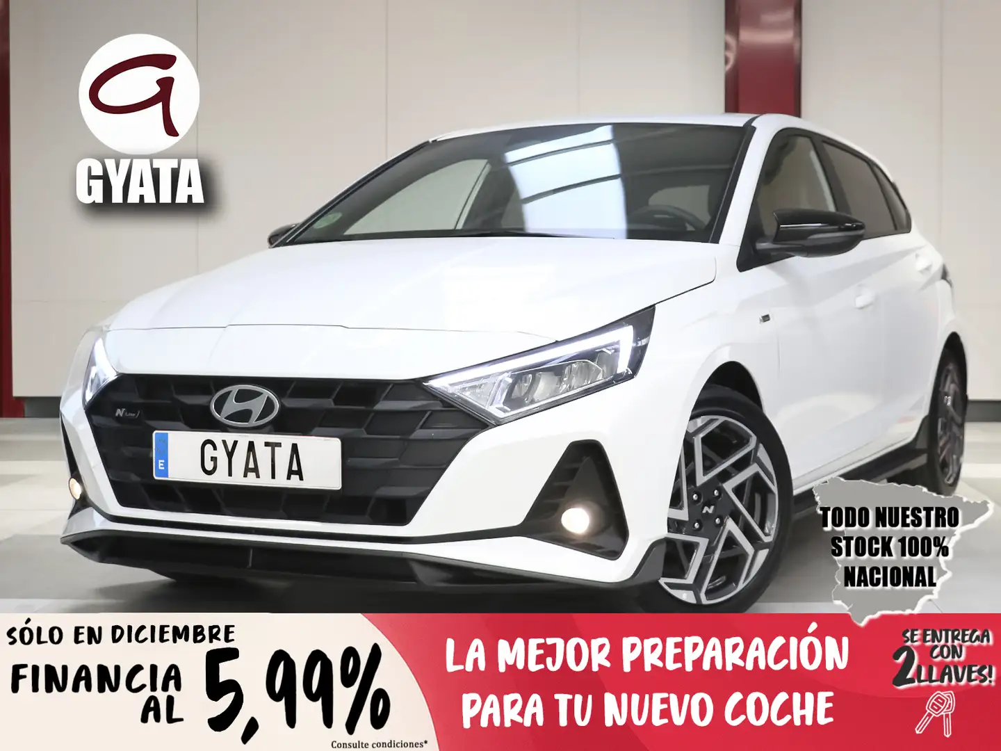 Hyundai i20 1.2 MPI N Line Blanco - 1