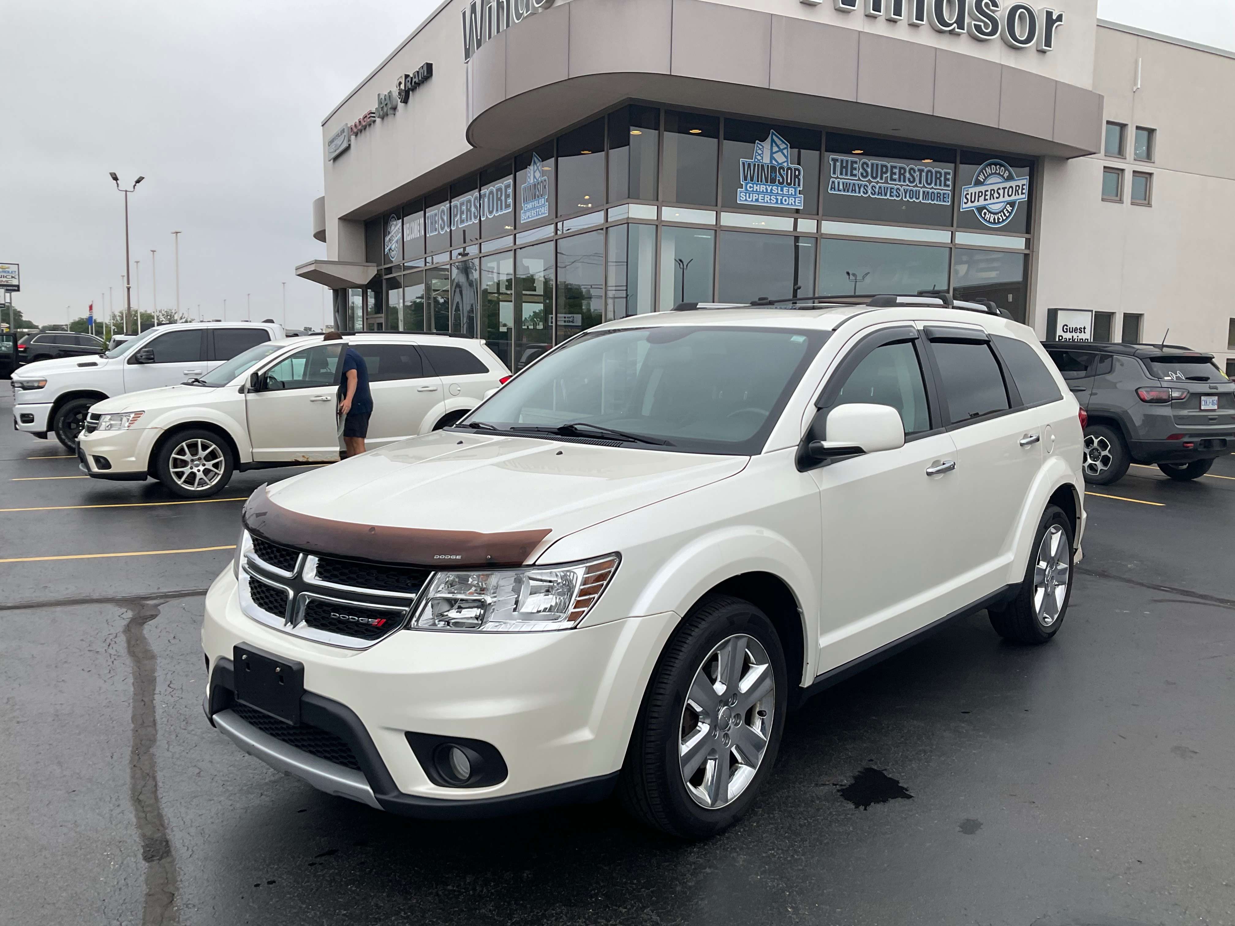 White 2017 Dodge Journey SUV / Crossover All-Wheel Drive 6-Speed Automatic