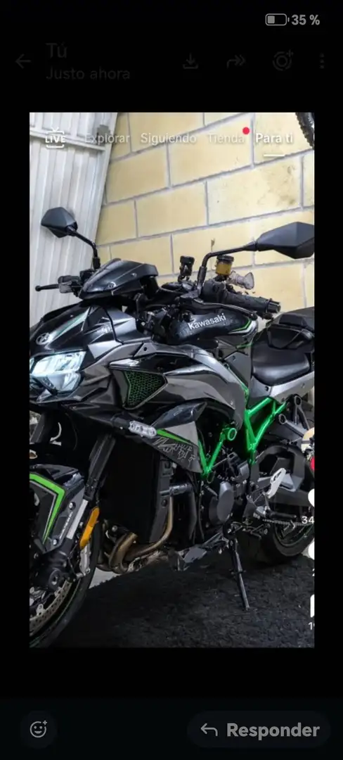 Kawasaki Z H2 1000 cc 200 cv Negro - 2