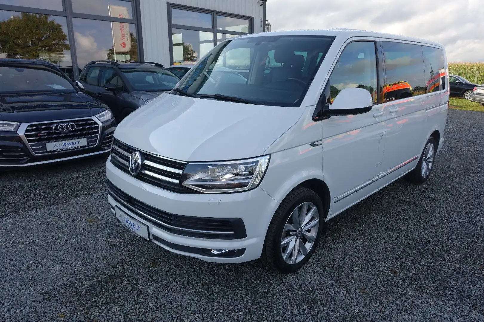 Volkswagen T6 Multivan 2.0TDI 7Sitzer LEDER KAM ACC APP AHK Weiß - 2