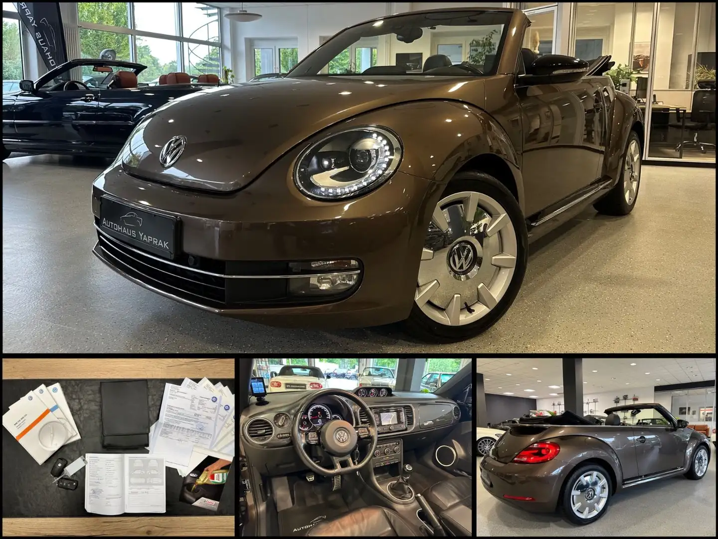 Volkswagen Beetle 2.0 TDI Cabriolet Sport|Navi|Xenon|Leder Braun - 1