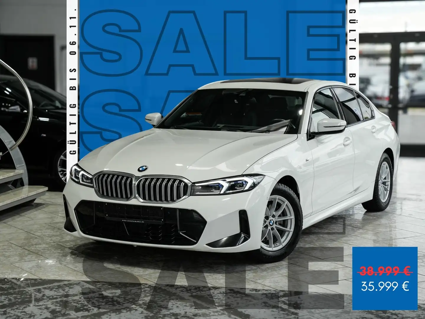 BMW 320 320i M Sport Memory Glasdach Head-Up Kamera Weiß - 1