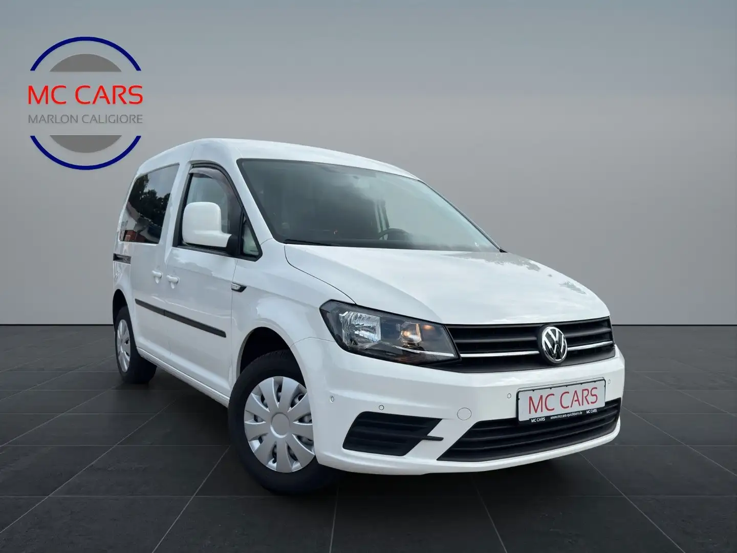 Volkswagen Caddy Kasten nur 30.000km 1.Hand ! Navi + Regale Wit - 1
