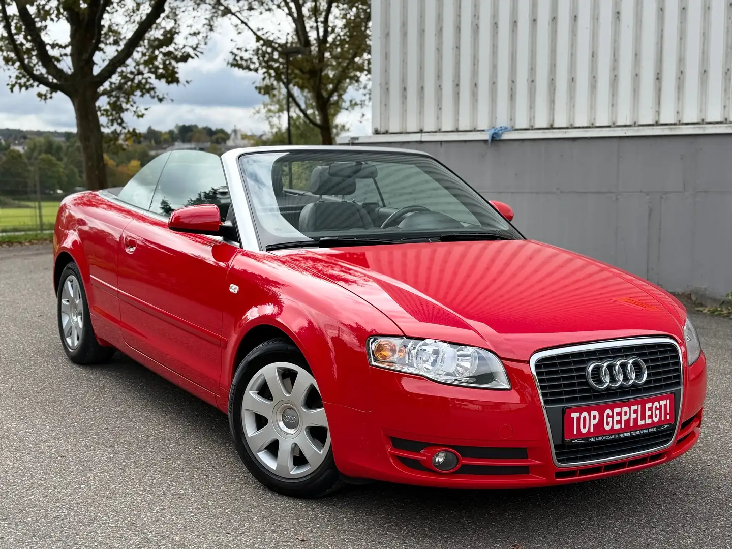 Audi A4 TOP GEPFLEGT-WENIG KILOMETER-TÜV/AU NEU Rot - 1