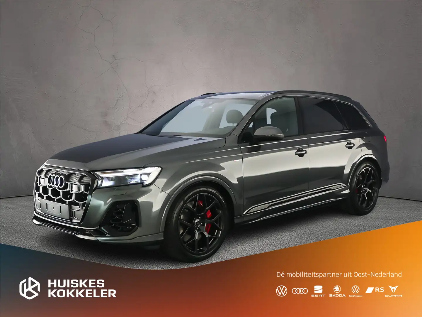 Audi Q7 55 TFSI e 394pk Pro Line S Grijs - 1