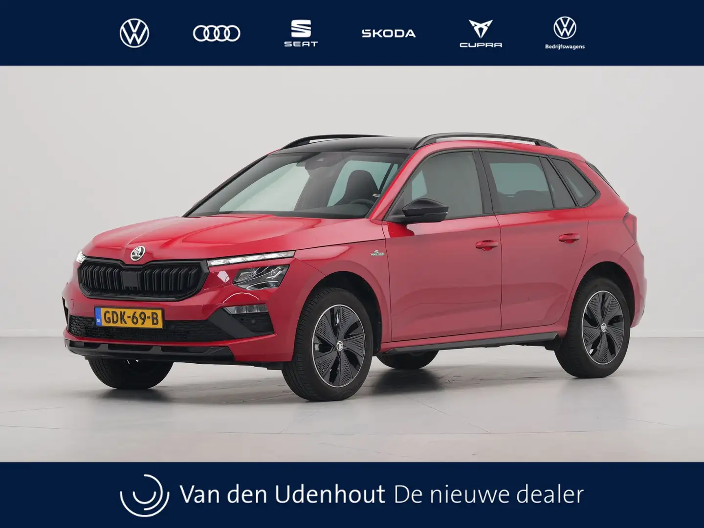 Skoda Kamiq 1.0 TSI 115pk Monte Carlo Panorama Navigatie Camer Rood - 1