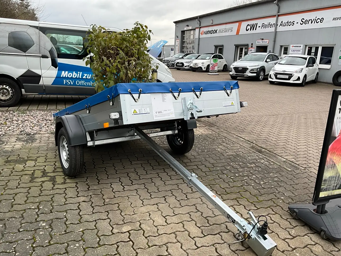 Saris King 226 126 750-1 Kipper mit Flachplane Silber - 2