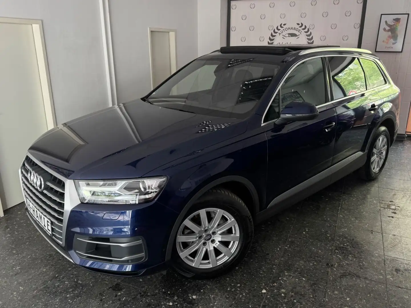 Audi Q7 45 TDI QUATTRO PANO BOSE HUD LED Bleu - 1