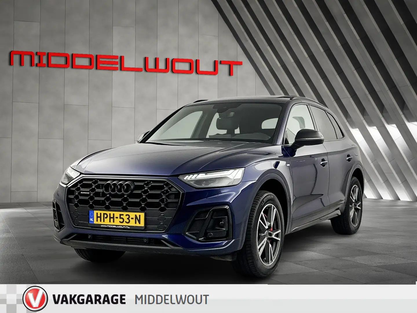 Audi Q5 55 TFSI e S-Line Pano-dakBTW/S-Remkl/Matrix-LED Bleu - 1