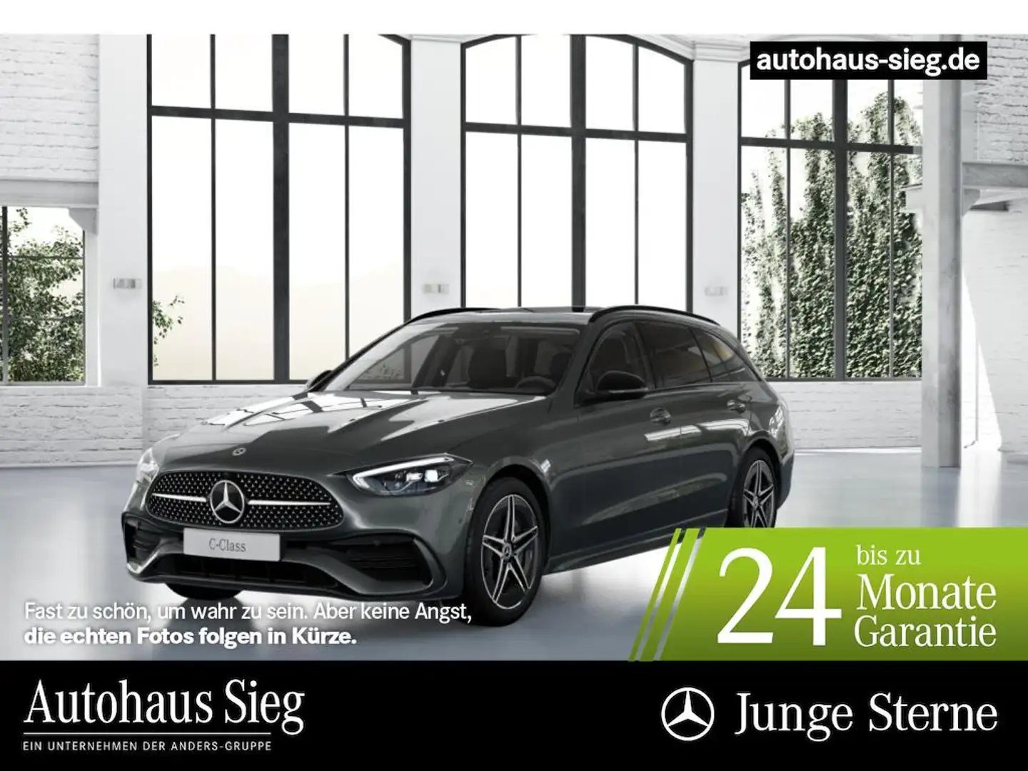 Mercedes-Benz C 200 T AMG AdvPlus+MBUX+AHK+Pano+LED+Kam+Night Grau - 1