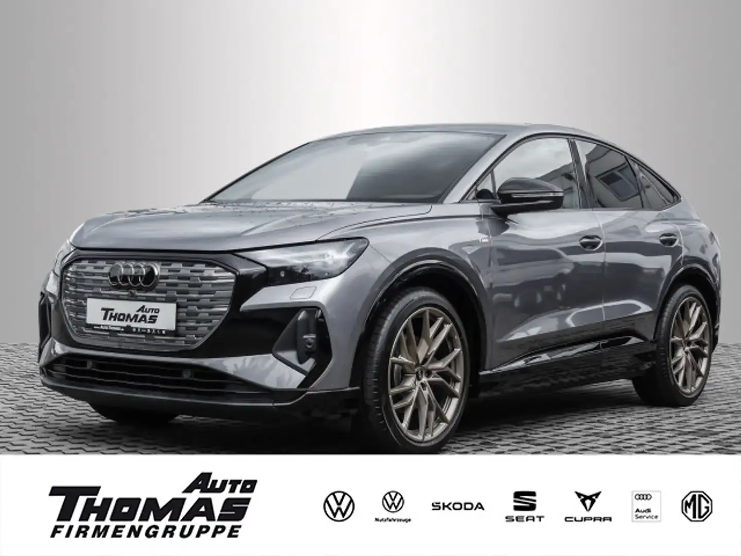 Audi Q4 e-tron Sportback  S line 35 NAV+Batterie 93% Grau - 1
