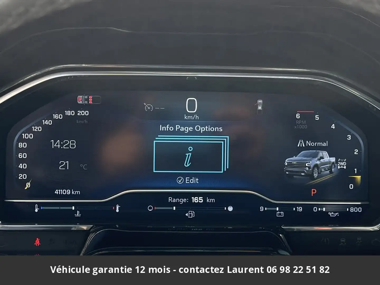 Chevrolet Silverado High Country Crew Cab 4X4 Tout compris hors homologation 4500e Negro - 2