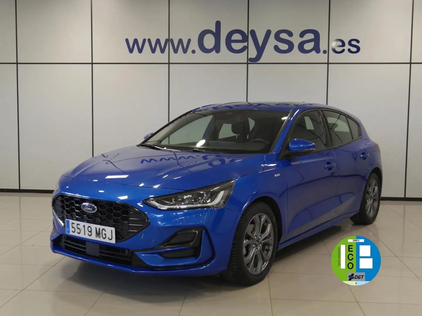 Ford Focus 1.0 Ecoboost MHEV ST Line 155 Blauw - 1