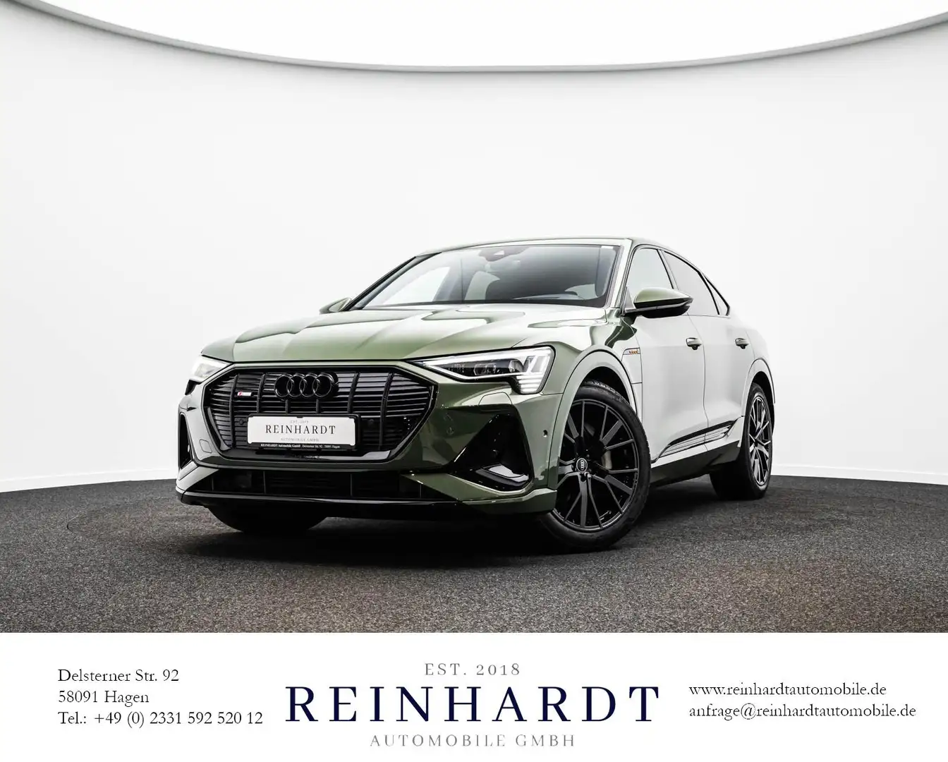 Audi e-tron SPORTBACK 55 2x S LINE/MTRX/ACC/HuD/EXCL. Grün - 1