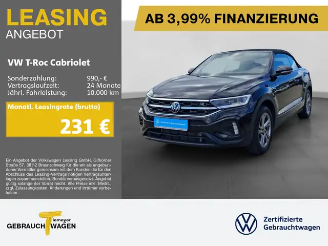 Volkswagen T-Roc T-Roc Cabrio 1.5 TSI DSG R-LINE IQ.DRIVE AHK NAV