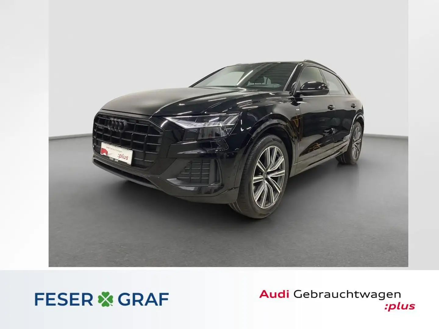 Audi Q8 S line 50 TDI AHK B&O HUD HD Matrix AIR Schwarz - 1